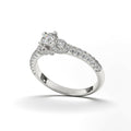 Three Stone Engagement Ring Cad 3D Model-(P.CODE/3STEN-007).