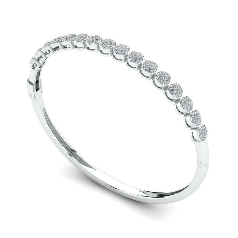 Diamond Bracelet Cad 3D Model-(P.CODE/BRC-002)