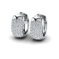 Diamond Hoop Earring Cad 3D Model-(P.CODE/ER-010).