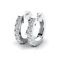 Diamond Hoop Earring Cad 3D Model-(P.CODE/ER-011).