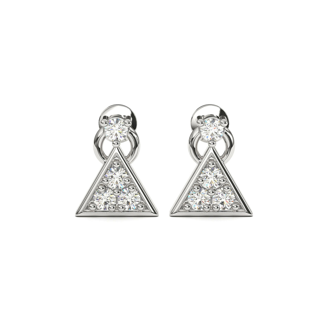 Diamond Earring Cad 3D Model-(P.CODE/ER-022).