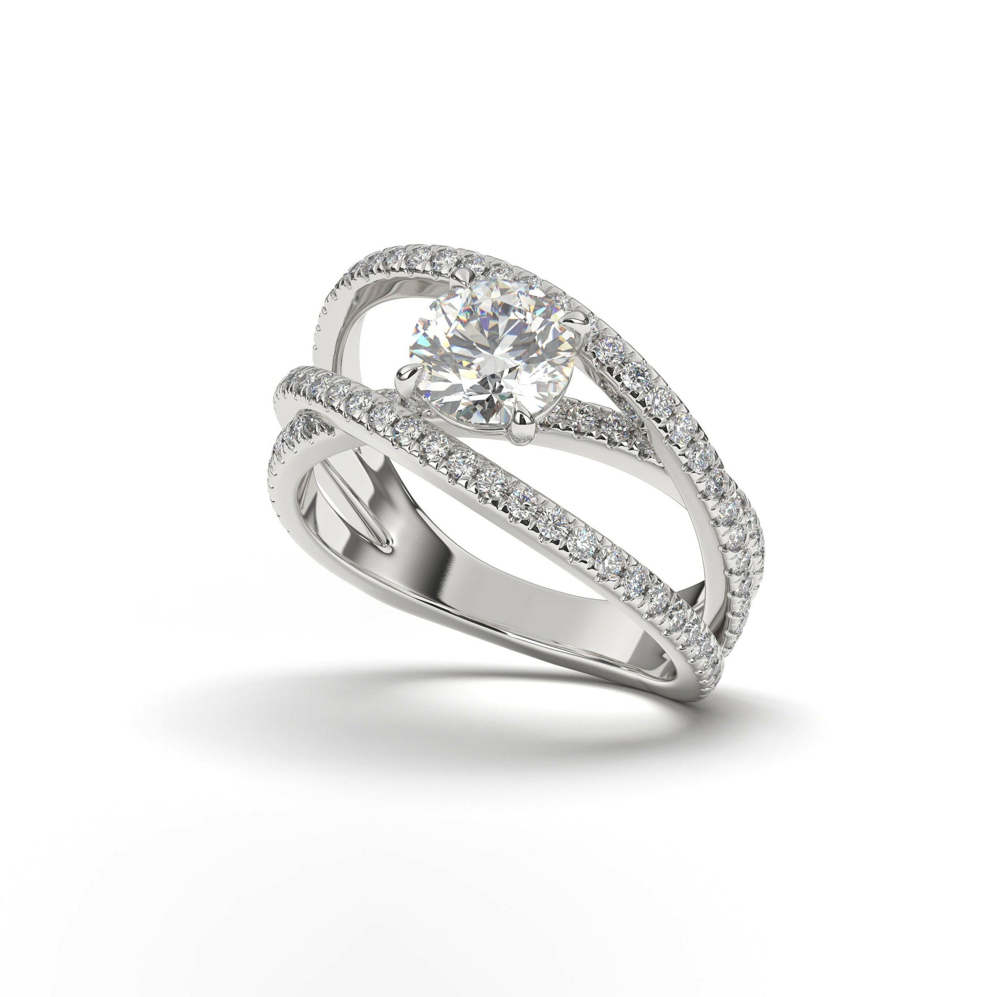 Solitaire Diamond Engagement Ring Cad 3D Model-(P.CODE/ERCA-006).