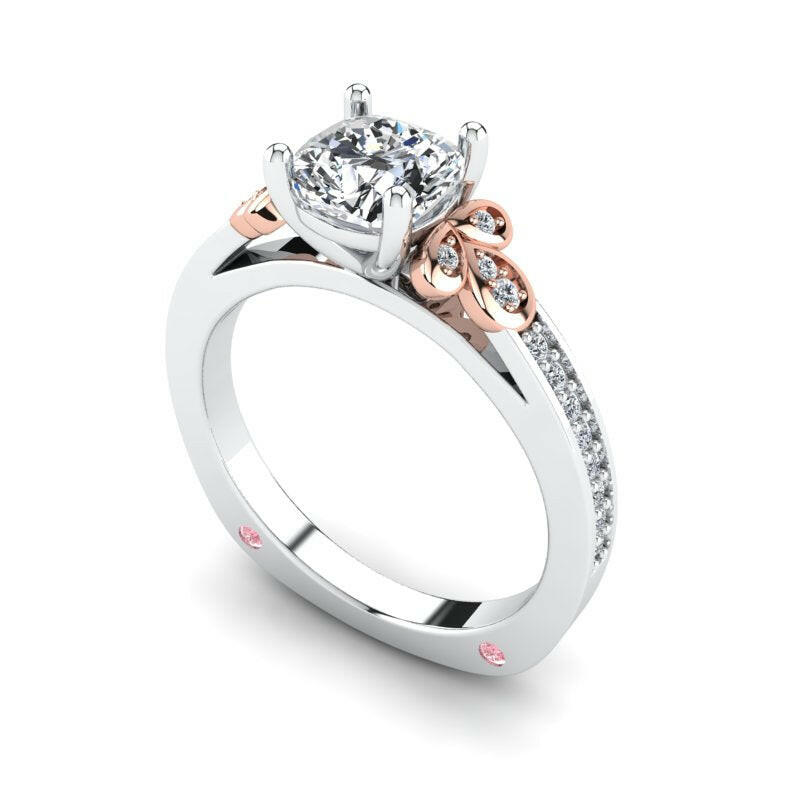 Solitaire Diamond Engagement Ring Cad 3D Model-(P.CODE/ERCA-010).