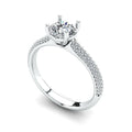 Solitaire Diamond Engagement Ring Cad 3D Model-(P.CODE/ERCA-017).