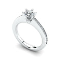 Solitaire Diamond Engagement Ring Cad 3D Model-(P.CODE/ERCA-018).