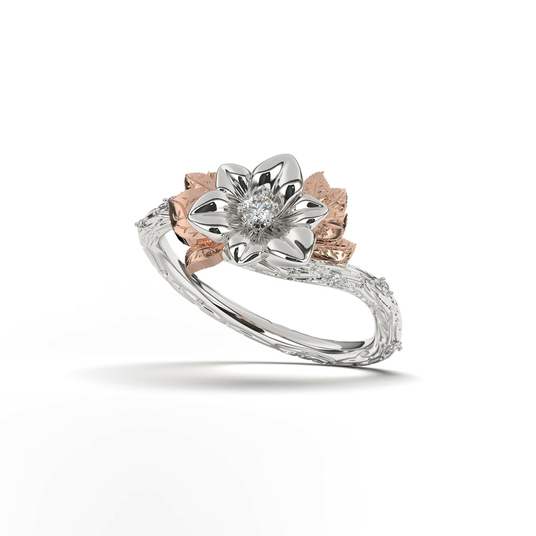 Solitaire Diamond Engagement Ring Cad 3D Model-(P.CODE/ERCA-020).