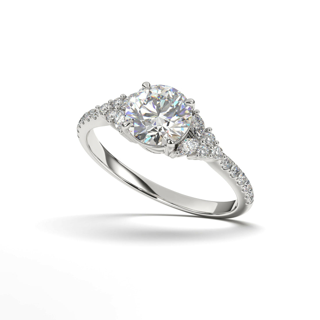 Solitaire Diamond Engagement Ring Cad 3D Model-(P.CODE/ERCA-021).