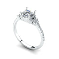 Solitaire Diamond Engagement Ring Cad 3D Model-(P.CODE/ERCA-021).