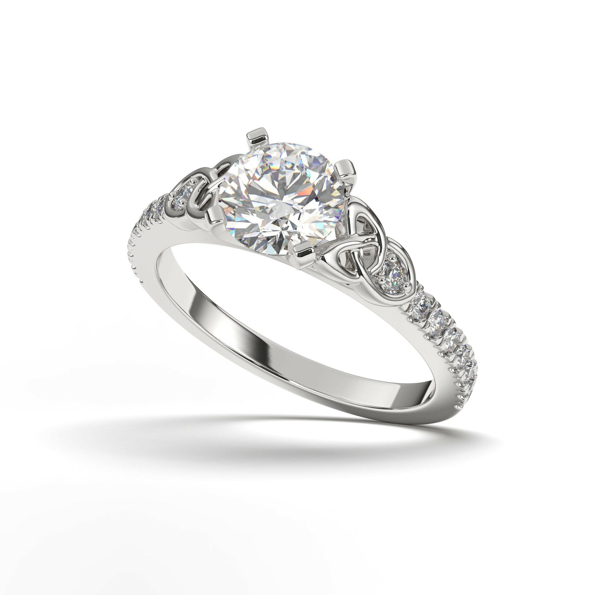 Solitaire Diamond Engagement Ring Cad 3D Model-(P.CODE/ERCA-022).