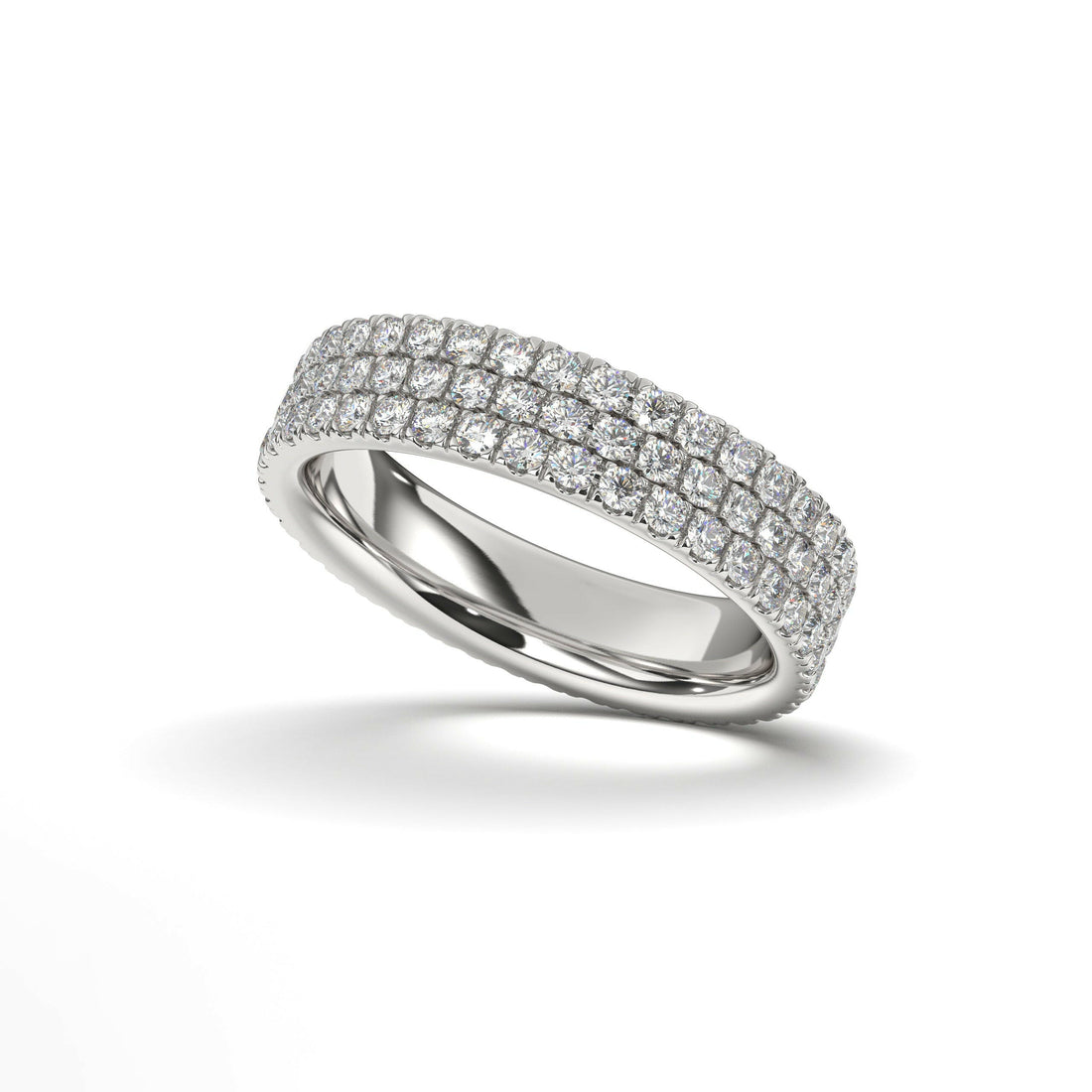 Diamond Eternity Ring For Women Cad 3D Model-(P.CODE/ETY-001).