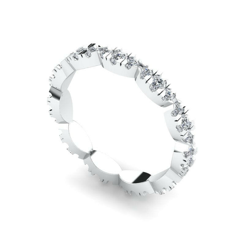 Diamond Eternity Ring For Women Cad 3D Model-(P.CODE/ETY-005).