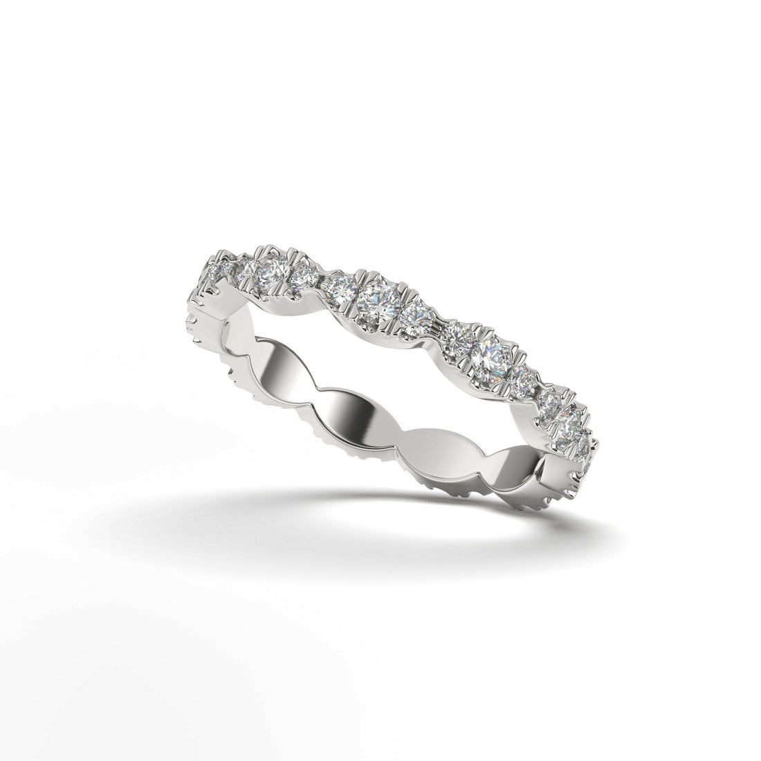 Diamond Eternity Ring For Women Cad 3D Model-(P.CODE/ETY-005).