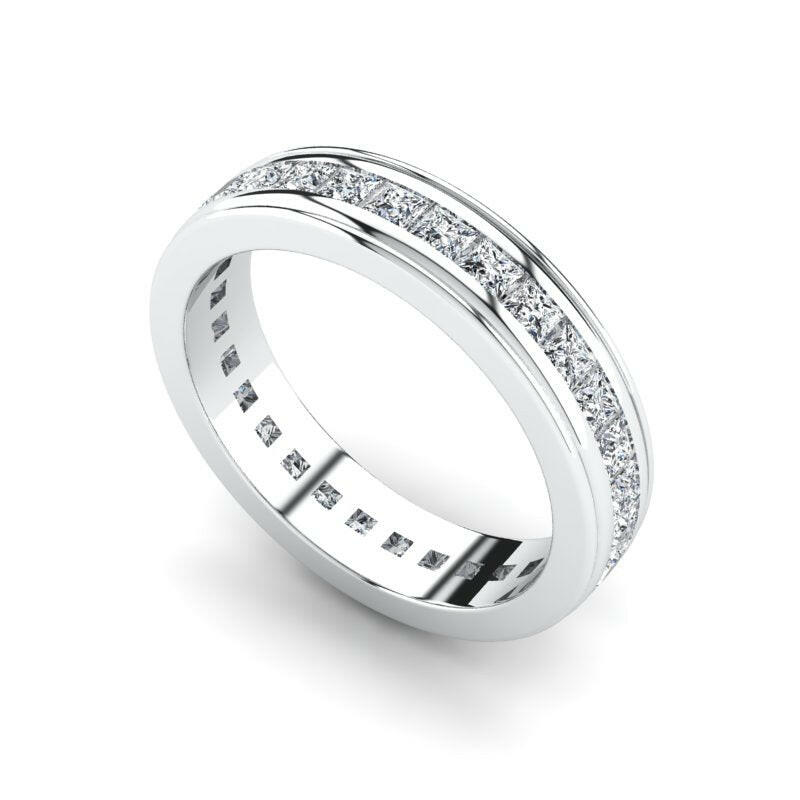 Diamond Eternity Ring For Women Cad 3D Model-(P.CODE/ETY-007).