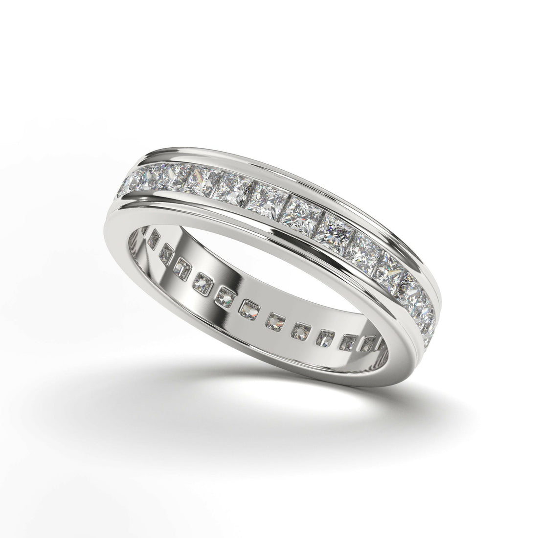 Diamond Eternity Ring For Women Cad 3D Model-(P.CODE/ETY-007).