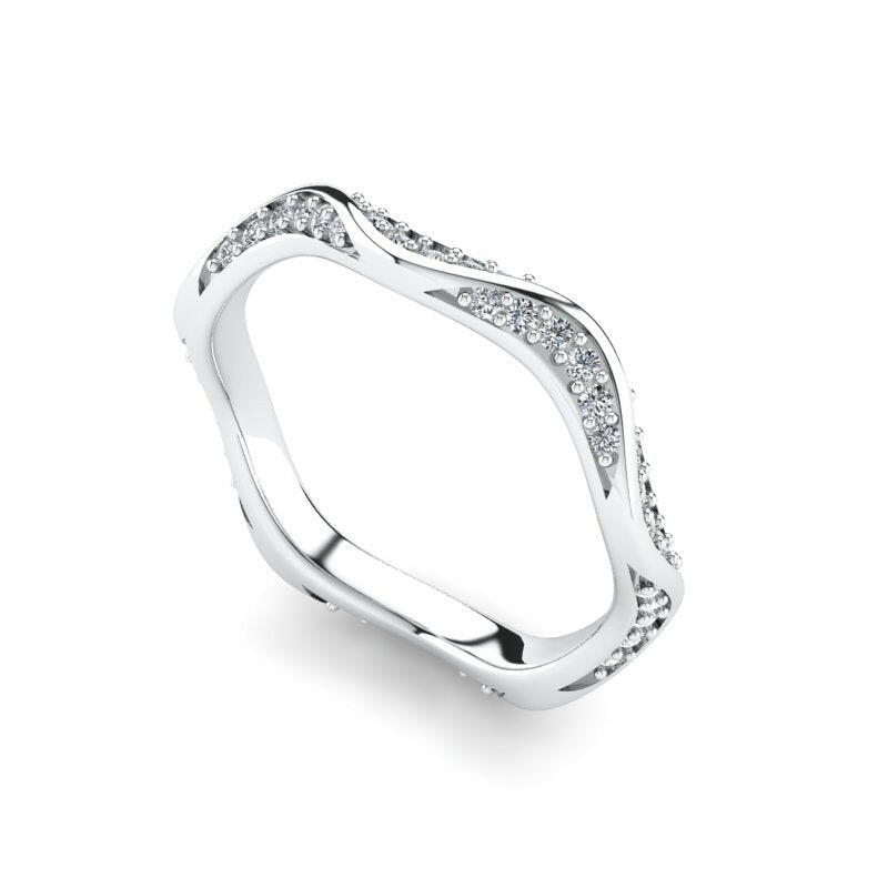 Diamond Eternity Ring For Women Cad 3D Model-(P.CODE/ETY-009).