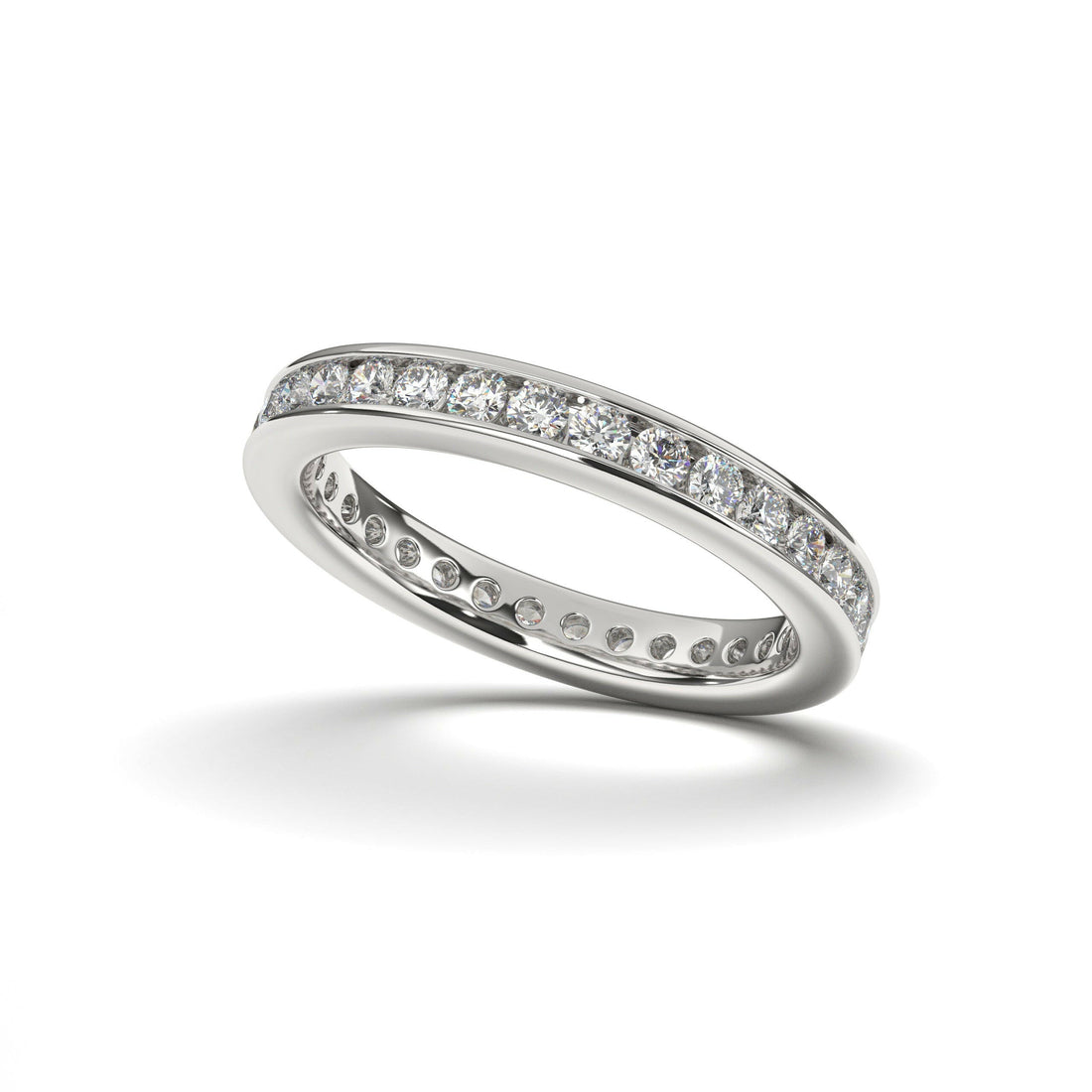 Diamond Eternity Ring For Women Cad 3D Model-(P.CODE/ETY-011).