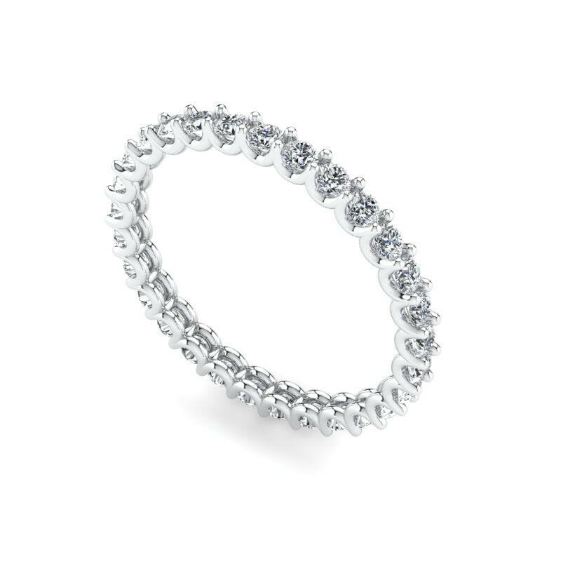 Diamond Eternity Ring For Women Cad 3D Model-(P.CODE/ETY-014).