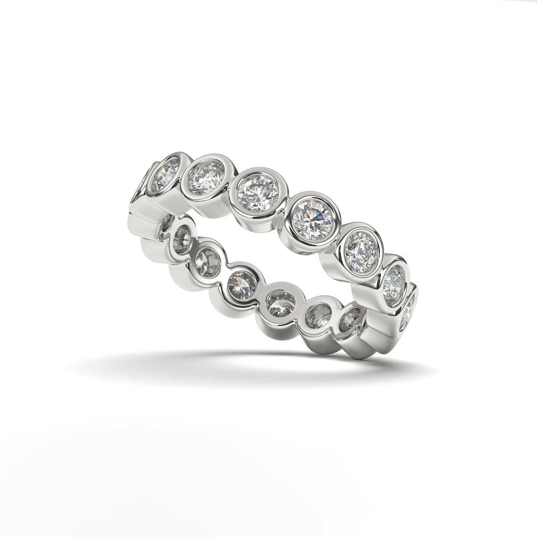 Diamond Eternity Ring For Women Cad 3D Model-(P.CODE/ETY-020).