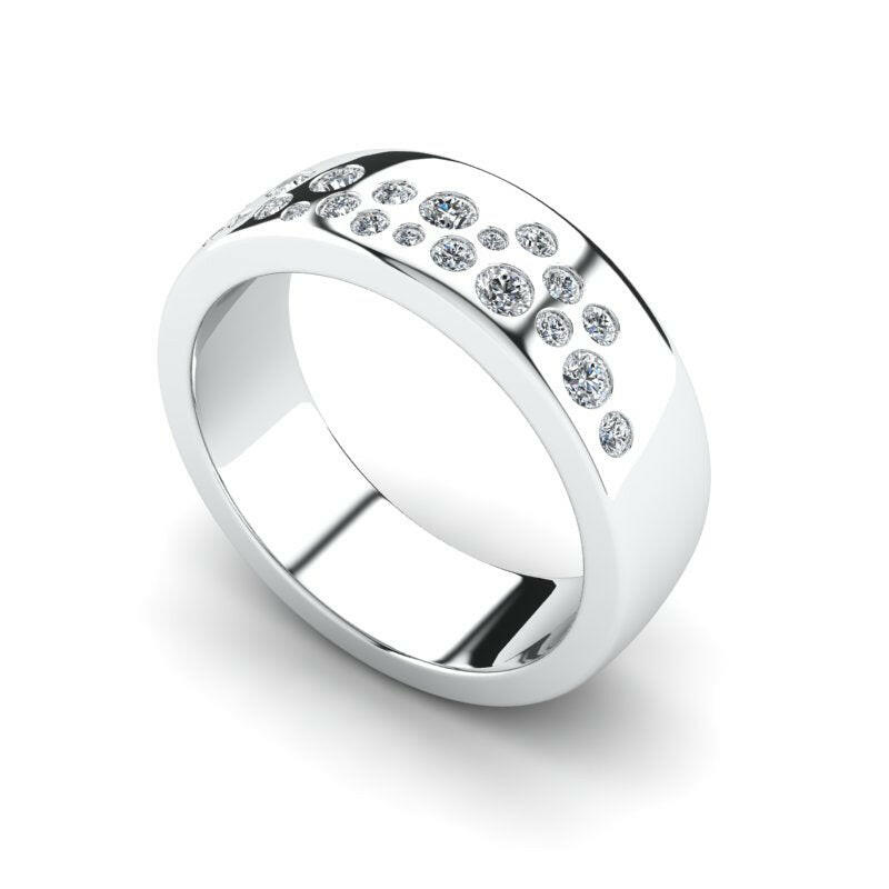 Diamond Fashion Ring Cad 3D Model-(P.CODE/FR-006)