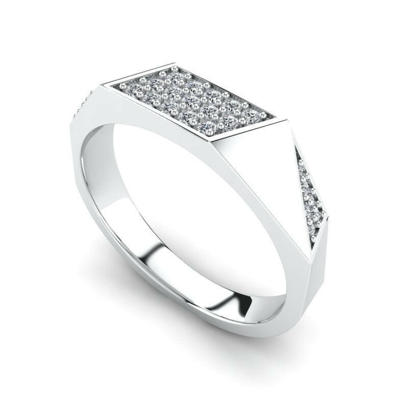 Diamond Prism Ring Cad 3D Model-(P.CODE/FR-013)