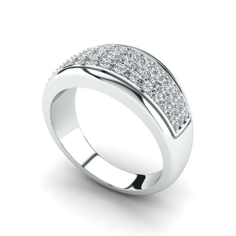 Diamond Fashion Ring Cad 3D Model-(P.CODE/FR-007)