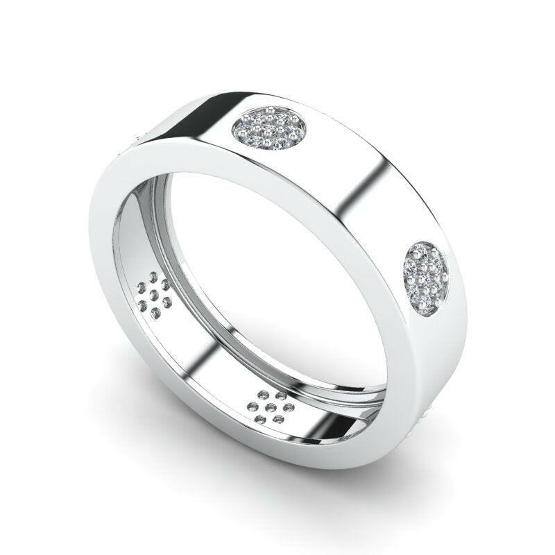 Diamond Men's Band Cad 3D Model-(P.CODE/MB-013)