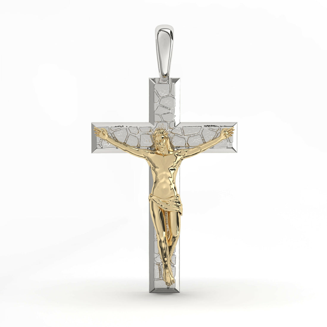 Jesus Christ Pendant Cad 3D Model-(P.CODE/NK-015).