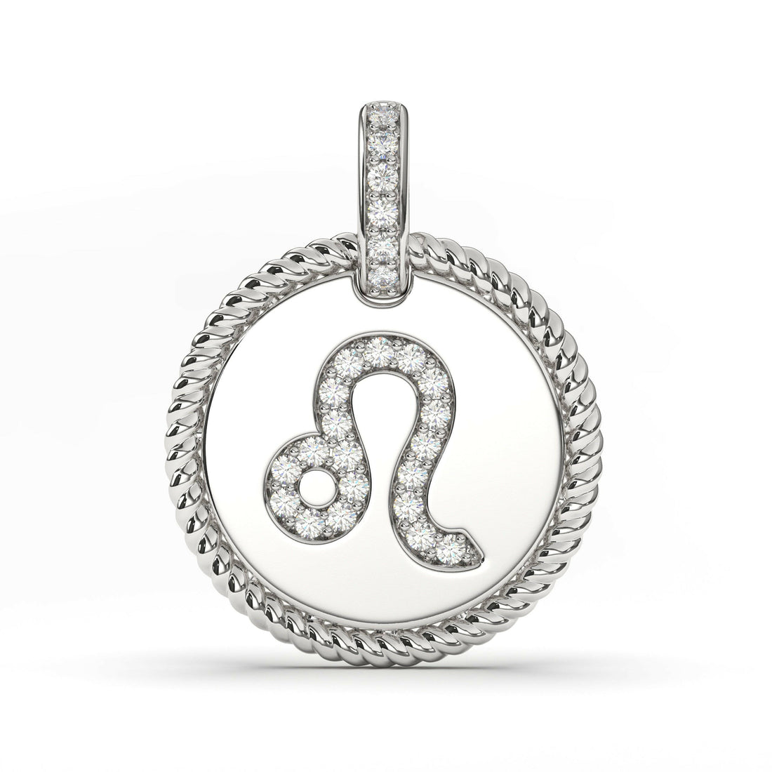 Diamond Zodiac Leo Pendant Cad 3D Model-(P.CODE/NK-029).