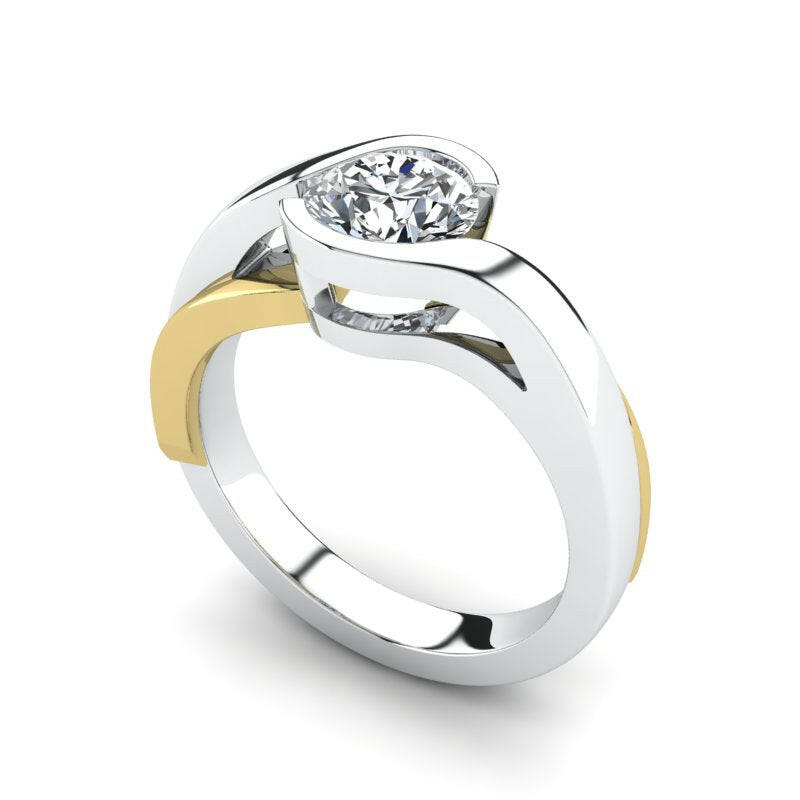 Solitaire Round Engagement Ring Cad 3D Model (P.CODE/SS-005)