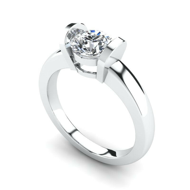 Solitaire Round Engagement Ring Cad 3D Model (P.CODE/SS-018)