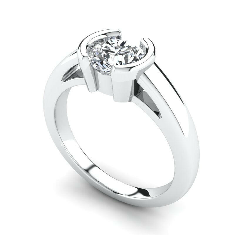 Solitaire Round Engagement Ring Cad 3D Model (P.CODE/SS-019)